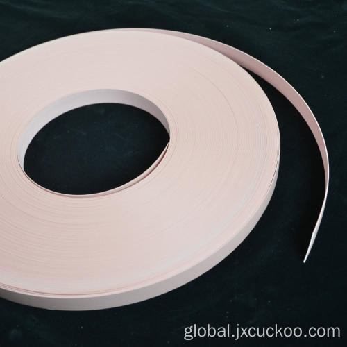 Pink Colour Pvc Edge Banding Pink Colour Matt Finish PVC edge banding tape Factory